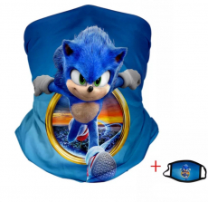 Sonic the hedgehog Schlauchschal + Mundschutz