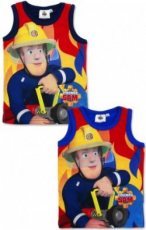 Achselshirt Feuerwehrmann Sam dunkelblau Gr.104