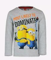 Minions Langarmshirt Grau Gr.116