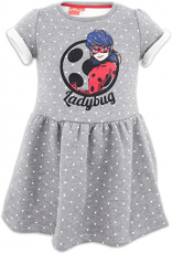 Miraculous ladybug kleid grau Gr.104