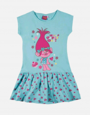Trolls kleid Türkis 116