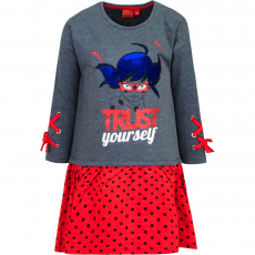 Miraculous Ladybug Langärmeliges Kleid 104