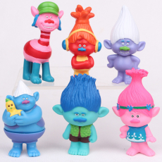 Trolls Spielfiguren 6stk