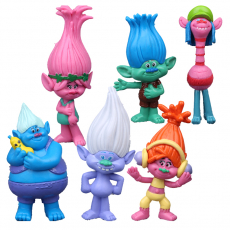 Trolls Spielfiguren 6stk
