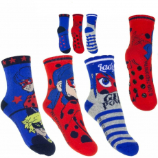 Miraculous ladybug Anti Rutsch Socken grau 23/26