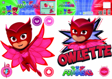 Pj Masks Wandtattoo Eulette