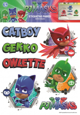 Pj Masks Wandtattoo