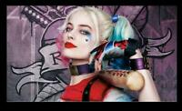 Harley quinn Foto Hintergrund Wandtuch Wandbehang 150x100