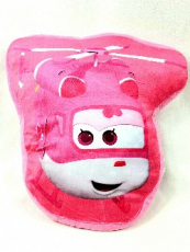 Kissen Super Wings Kinder Kinderzimmer rosa
