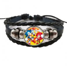 Sonic the hedgehog Armband Leder