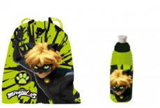 Ladybug Catnoir Sportbeutel + Trinkflasche