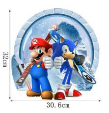 Sonic the hedgehog Wandtattoo