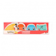 Pokemon Radiergummi 4 er Set