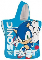 Sonic the Hedgehog Badeponcho mit Kapuze