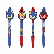 Sonic Prime Set 4 Stifte Schreibwaren Zubehör Schule