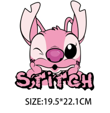 Lilo und Stitch  Wärmeübertragung Bügelbild