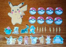 Pokemon Bastelset für eine Schultüte Set