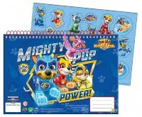 Paw patrol A/4 spiral skizzenbuch mit Aufkleber