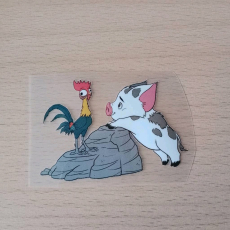 Vaiana Wärme Übertragung Bügelbild klein