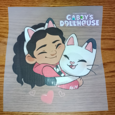 Gabbys Dollhouse Bügelbilder Wärmeübertragung