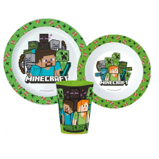 Minecraft Geschirrset, Mikrokunststoffset, Becher 260 ml