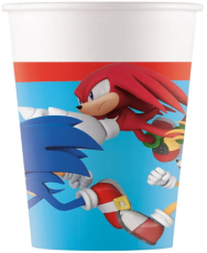 Sonic the Hedgehog Sega Sonic the Hedgehog Papierbecher 8 Stk. 200 ml FSC