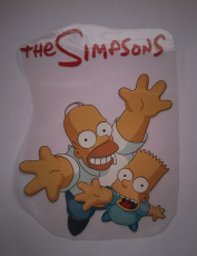 The Simpsons Bügelbild gross