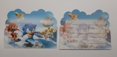 Sonic the Hedgehog Einladungskarten 10 stk