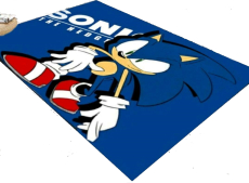 Sonic the hedgehog Teppich 50x80