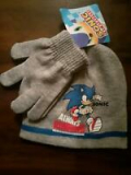 Sonic the hedgehog Mütze + Handschuhe Gr.54