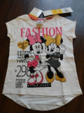 T-Shirt Minnie Mouse weiss Gr. 128