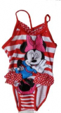 Minnie Mouse  Badeanzug rot 122