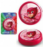 PJ Masks Eulette LED Push Lampe Light Nachtlampe Nachtlicht