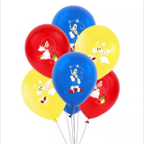 Sonic the hedgehog Luftballons 6x