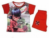 Miraculous Ladybug Mädchen Set Sommer Set Shorty rot 110