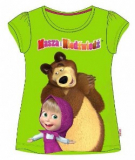 T-Shirt Mascha und der Bär grün 116