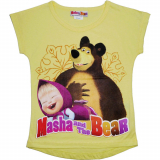T-Shirt v. Mascha und der Bär gelb 110