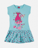 Trolls kleid Türkis 128