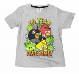 Angry Birds T-Shirt 128 grau