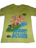 Phineas und Ferb T-Shirt gelb 110/116