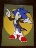 Sonic the hedgehog Aufkleber