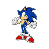 Sonic the hedgehog Aufkleber