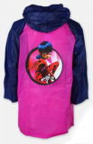 Miraculous Ladybug Kind Regenmantel pink/blau 104