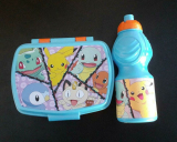 Pokemon Set Brotdose + Trinkflasche