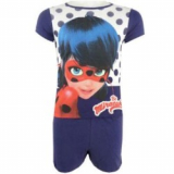 Miraculous Ladybug Shorty-Pyjama Blau - 104