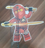 Lego Ninjago Bügelbild helle Textilien