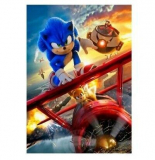 Sonic the hedgehog 2 Leinwandbild 21x30