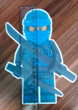 Lego Ninjago Bügelbild gross Dunkle Textilien