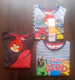 Angry Birds Langarmshirt 3er Set Gr.104