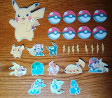 Pokemon Bastelset für eine Schultüte Set